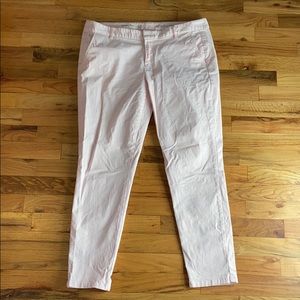 Gap light pink ankle khakis